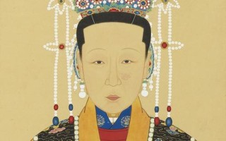 董鄂妃畫像_董鄂妃畫像復原圖