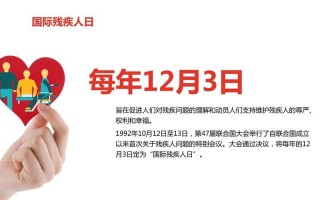 第30個國際殘疾人日-第30個國際殘疾人日是幾月幾日